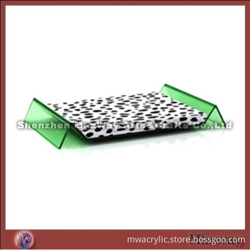 Modern Green Shaped Acrylic Pet Bed